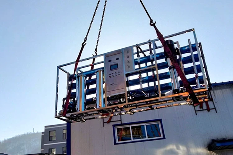 Desalination of water in coal mine living areas